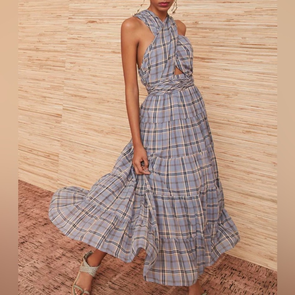 Ulla Johnson Noelle Dress in Cornflower